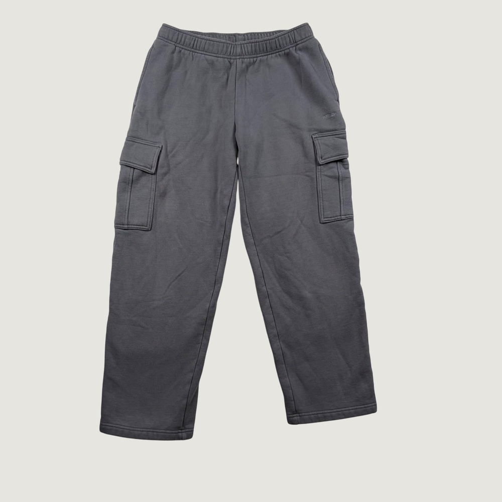 Aritzia Tna Mega Fit Cargo Sweatpants Womens Cozy Fleece S Gray Baggy Utility